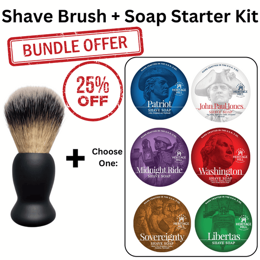 Shave Brush + Soap Starter Kit